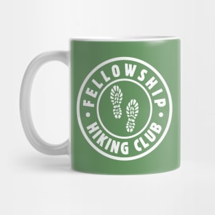 Fellowship Hiking Club Funny Hiker Dad Fathers Day Gift Idea For Nature Lovers Mug